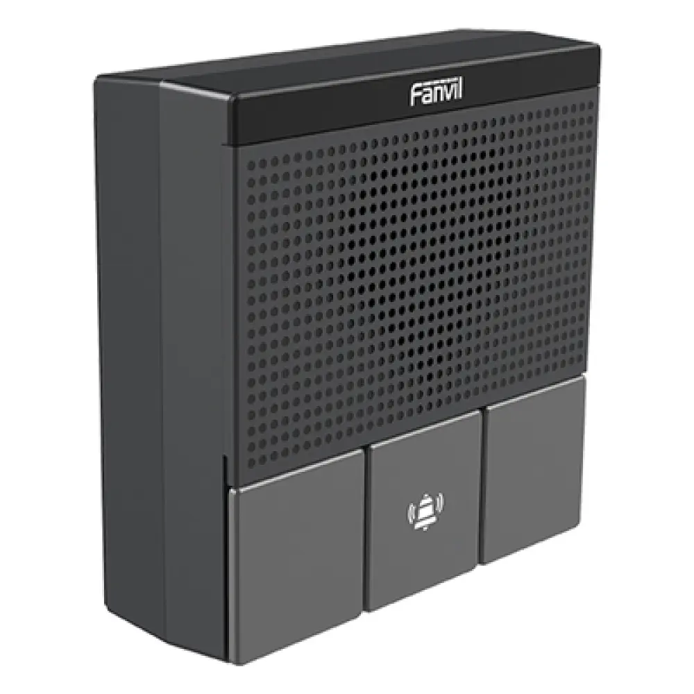 Mini Intercomunicador IP / Wi-Fi 2.4/5 GHz / 2 Líneas SIP / Audio HD / IP54 / PoE 802.3af / 1 Relé E/S
