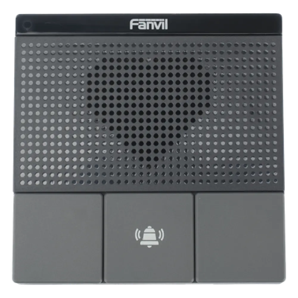 Mini Intercomunicador IP / Wi-Fi 2.4/5 GHz / 2 Líneas SIP / Audio HD / IP54 / PoE 802.3af / 1 Relé E/S