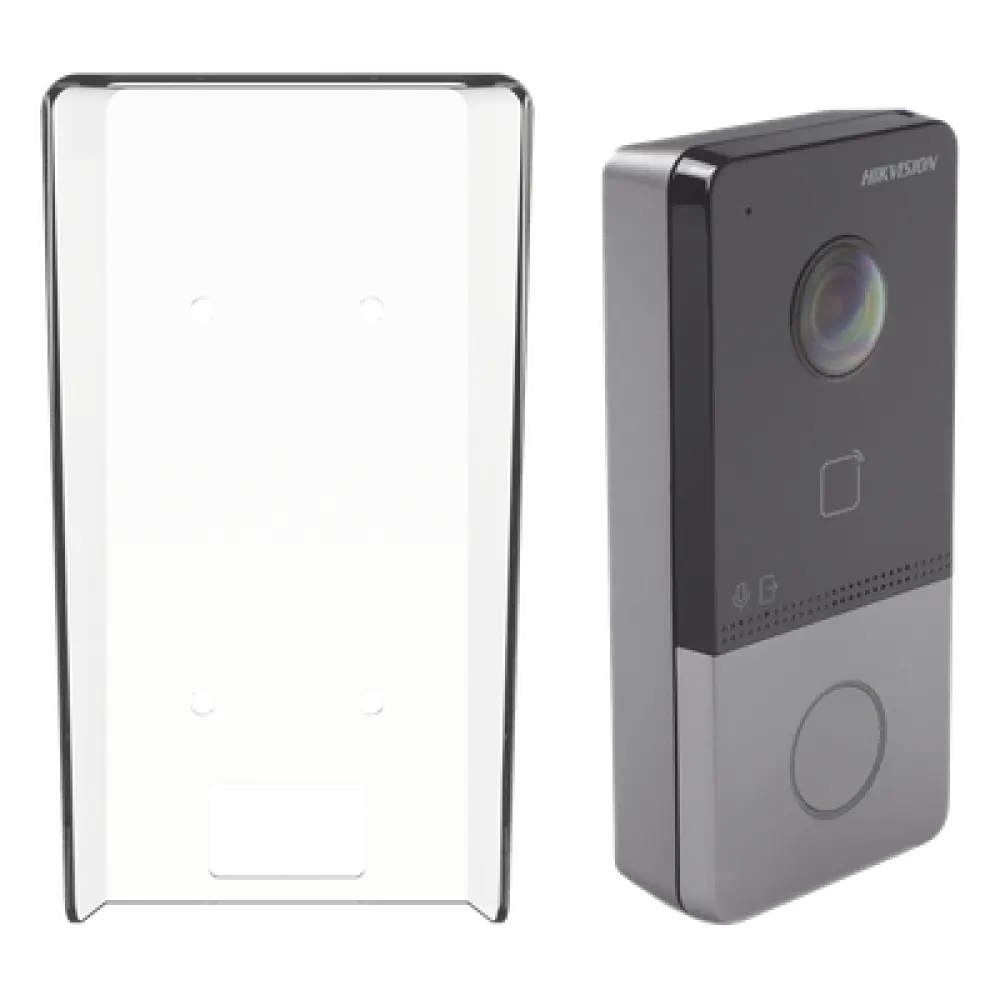 Kit Videoportero IP / 2 Megapixel / PoE IEEE802.3af / IP65 / WDR 129° / 1 Departamento / 6 Monitores / 128 Tarjetas Mifare / 1 Salida Relay / -40°C a +53°C (-40°F a +127°F)