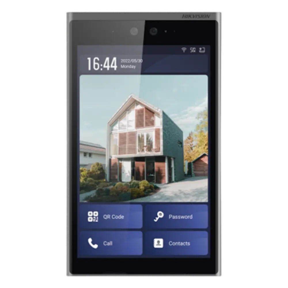 Frente de Calle IP / 2 Megapixel / Pantalla Táctil 10.1" / Reconocimiento Facial 0.3 a 2 m / 10,000 Rostros / IP65 / IK07 / Android