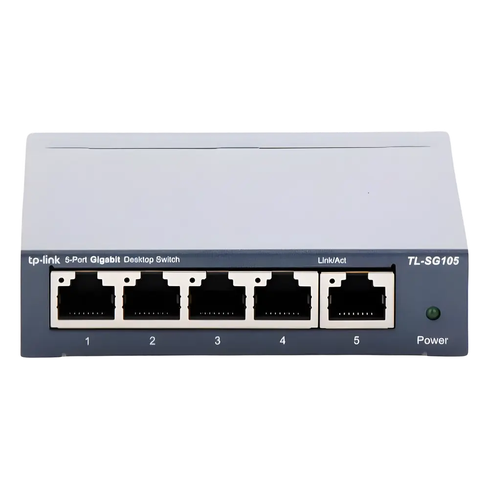 Switch Gigabit no administrable de 5 puertos 10/100/1000 Mbps