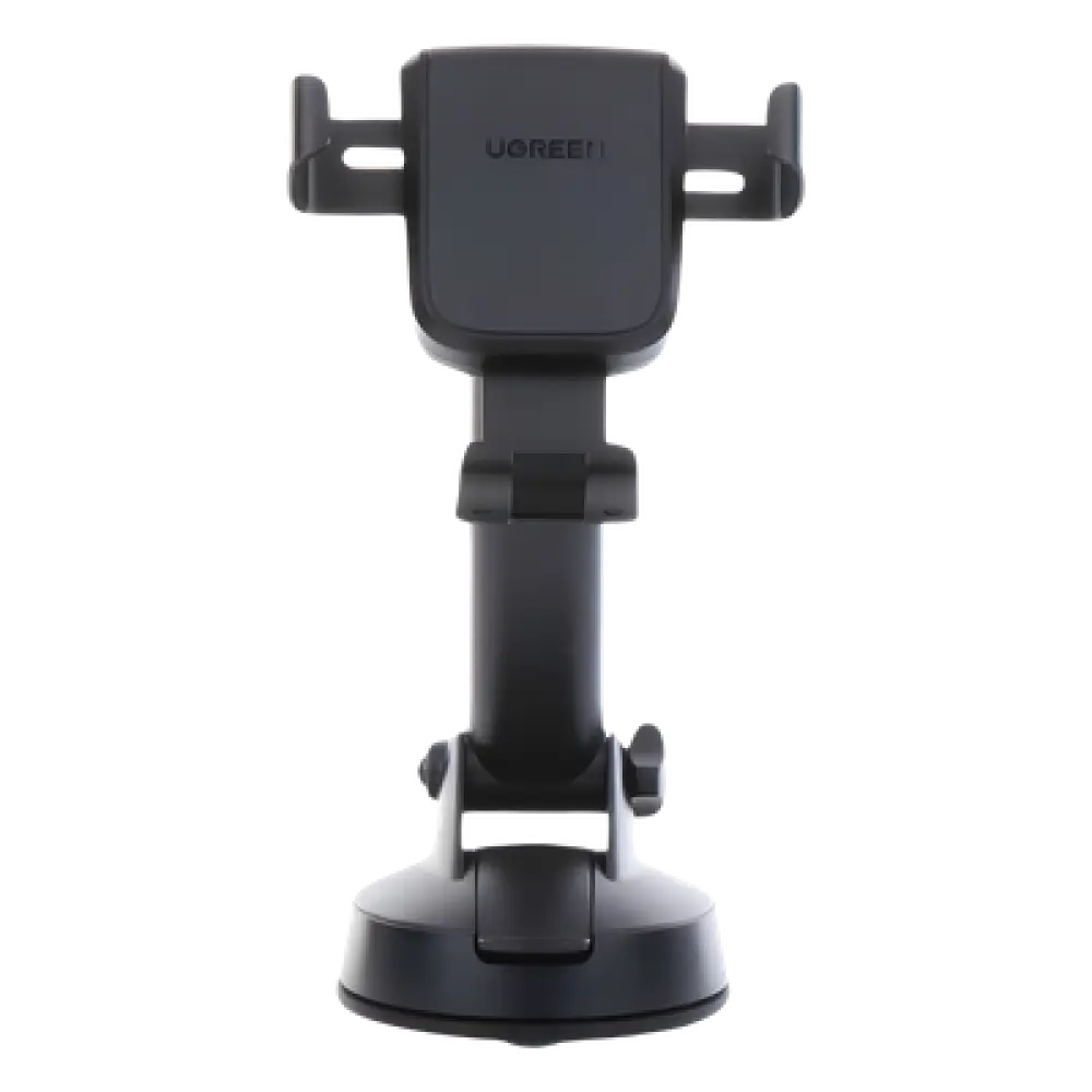 Soporte de Celular para Automóvil / Ventosa con Succión Fuerte / Rotación 360° / Brazo Telescópico Ajustable / Compatible 4.7'' a 7'' / Sujeción por Gravedad