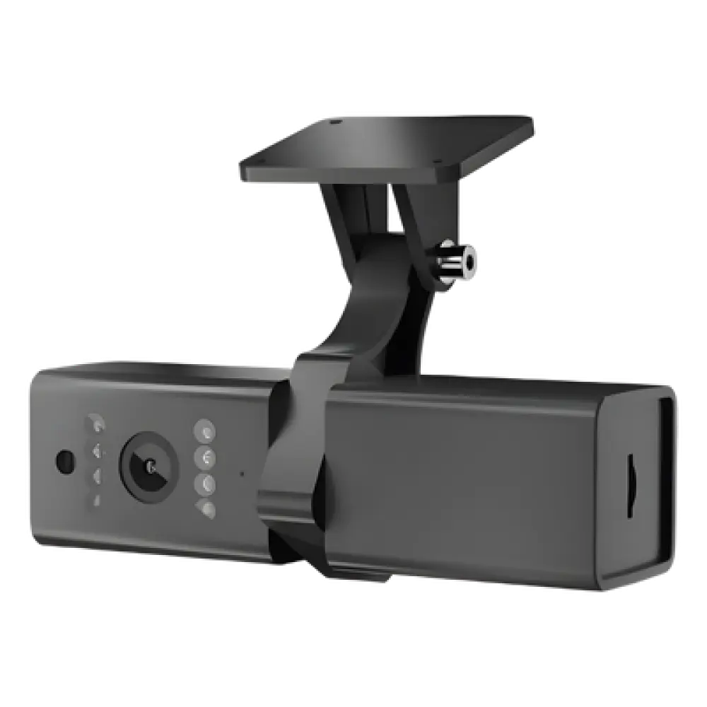 Dashcam Dual / 1280x720p Full HD / H.265 / Visión Día y Noche / 120° H / MicroSD 128 GB / Compatible FMC125 y FMC650