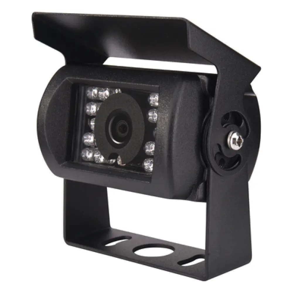 Sistema de Cámara de Reversa Alámbrico / Monitor LCD 7 Pulgadas Full HD / Cámara IR CMOS 18 LEDs / Ángulo de Visión 120° / IP69K / 12/24 VCC / Cable 20 m (65.6 ft)