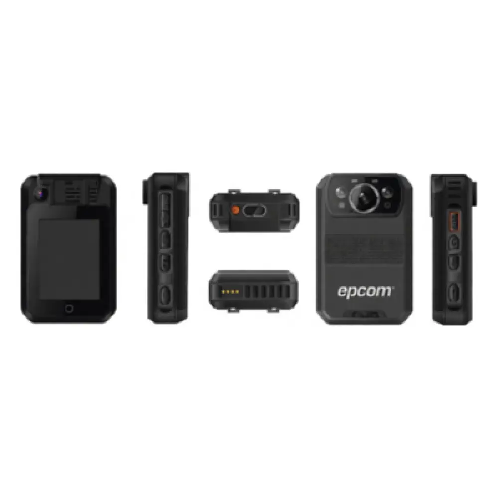 Body Camera / 4K UHD 30 fps / 4G-LTE / Wi-Fi / Bluetooth / GPS / Android / IP66 / Caída 2 m (6.6 ft)