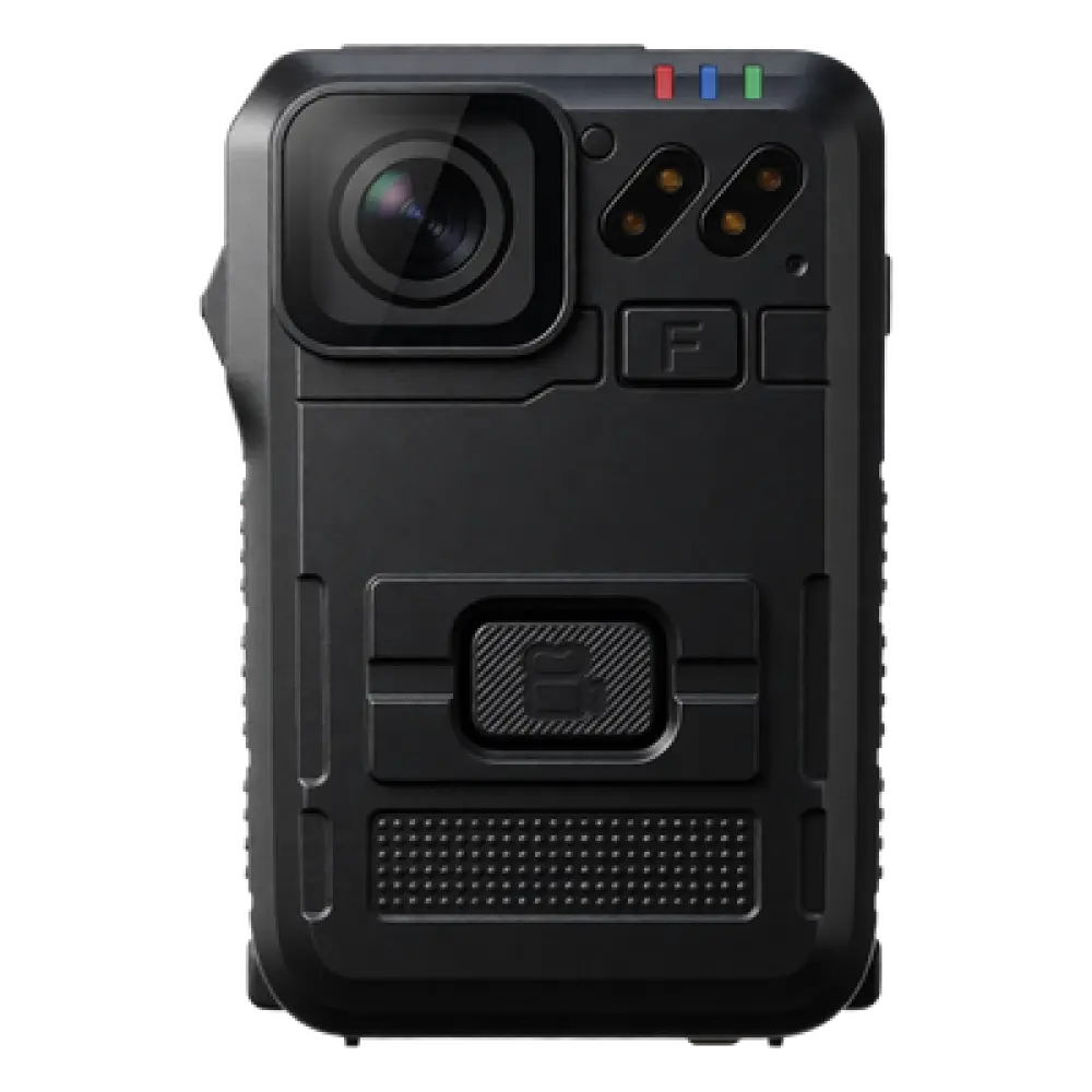 Body Camera / Full HD 1080p / Ángulo 120° / Visión Nocturna IR 10 m (32.8 ft) / Batería 3600 mAh / Memoria 64 GB