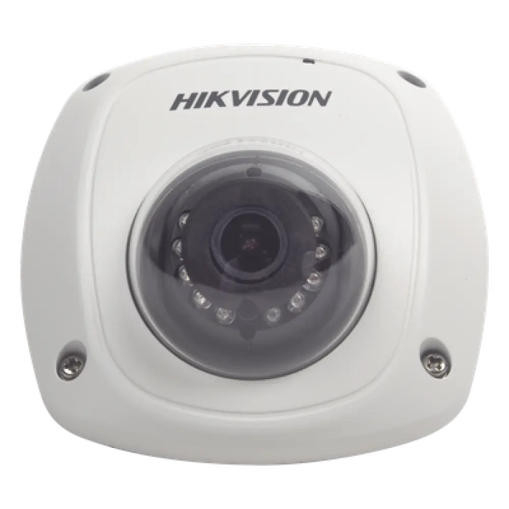 Cámara Móvil Mini Domo IP / 2 Megapixel / Full HD 1080P / Gran Angular 2.8 mm / IR 10-20 m (32.8-65.6 ft) / WDR 120 dB / IK07 / Conector Tipo Aviación PoC