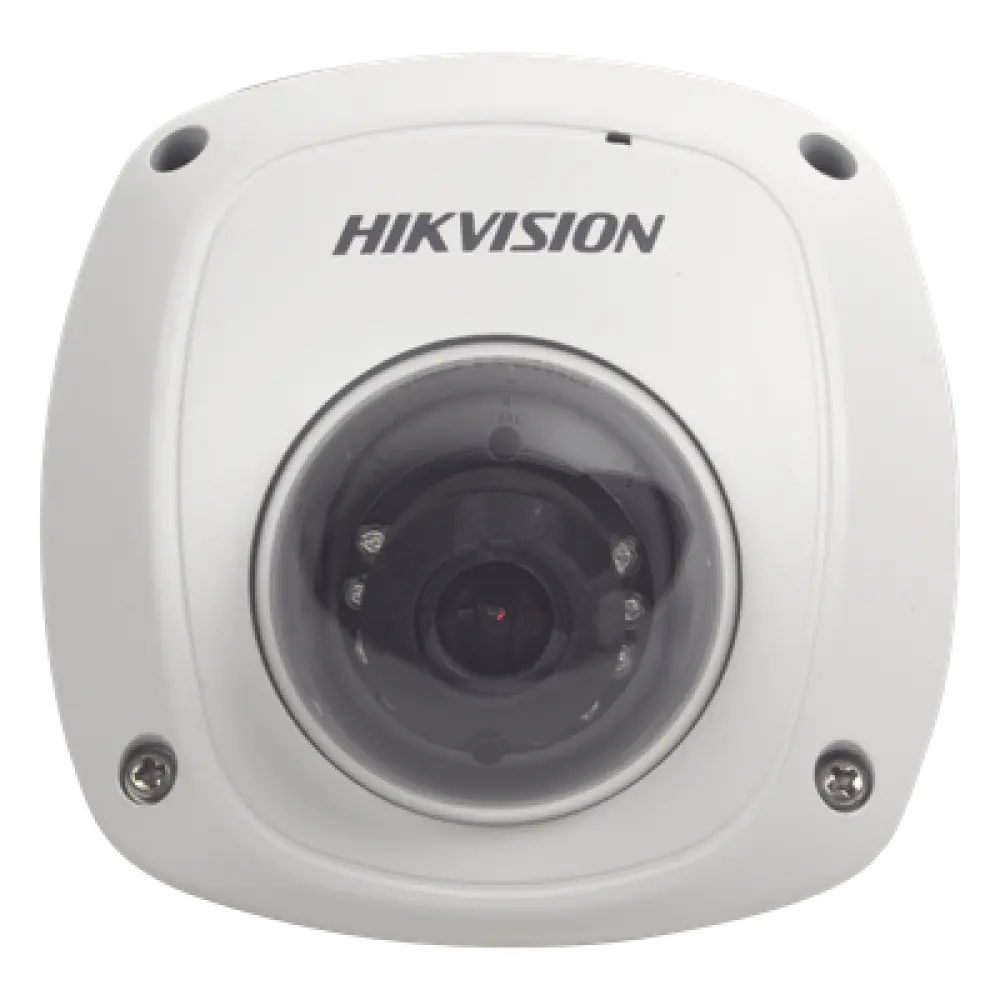 Cámara Móvil Mini Domo IP / 2 Megapixel / Full HD 1080P / Gran Angular 2.8 mm / IR 10-20 m (32.8-65.6 ft) / WDR 120 dB / IK07 / Conector Tipo Aviación PoC