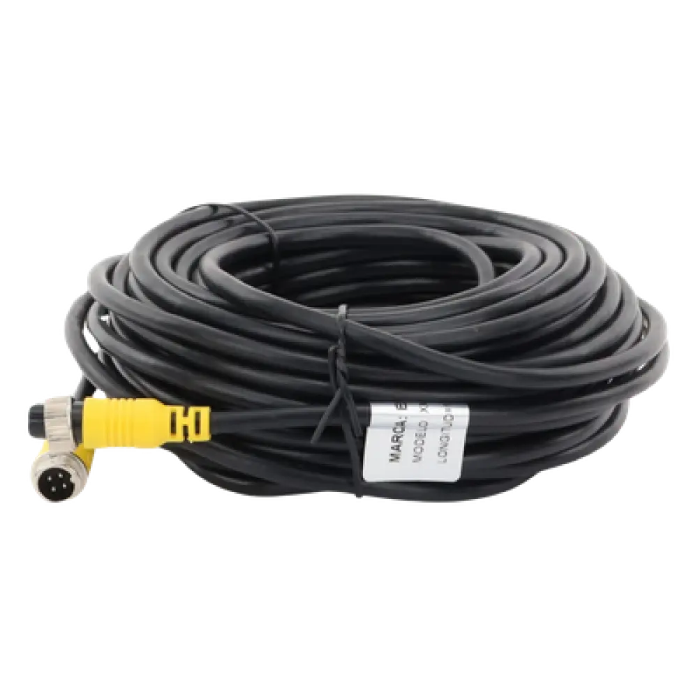 Cable Extensor para Videovigilancia Móvil / 15 m (49.2 ft) / Conector Aviación / Video Audio y Voltaje / 5.5 mm Diámetro / Uso Interno