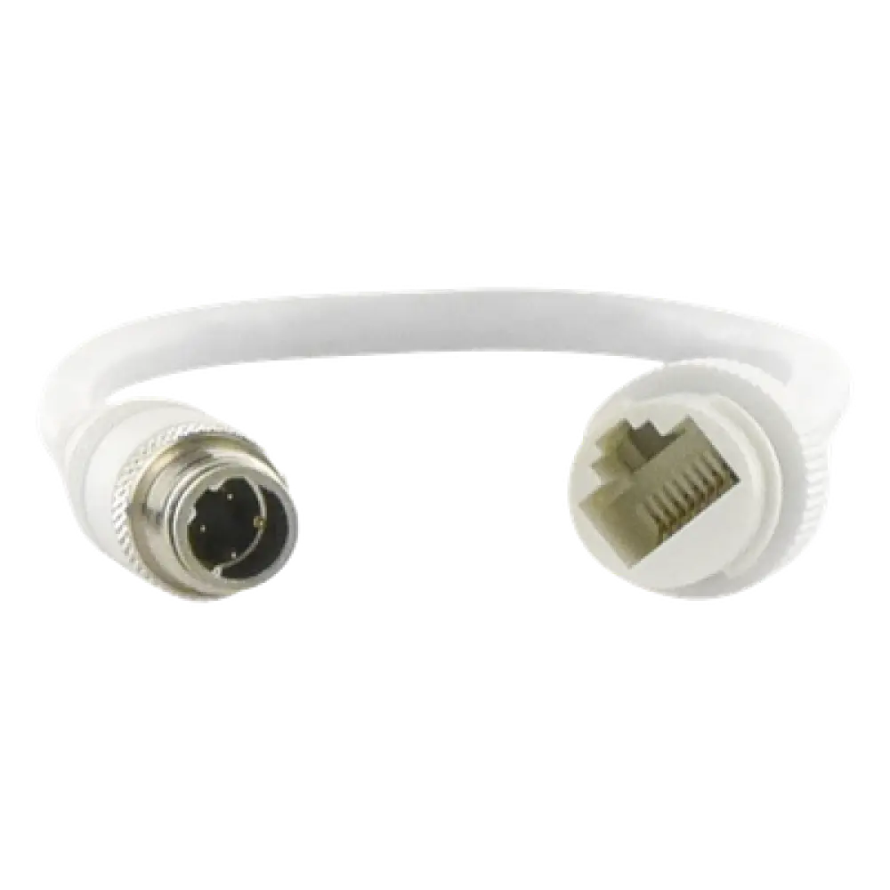Cable Adaptador M12 a RJ45 / Conector Industrial / Para Sistemas Móviles / Red Ethernet