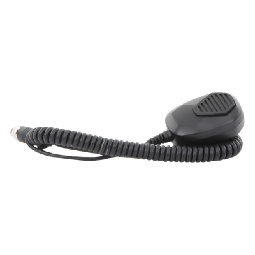 Micrófono de Solapa para DVR Móvil / Audio Bidireccional / Cable 2 m (6.6 ft) / Conector de Aviación / Operación PTT / -20°C a 70°C
