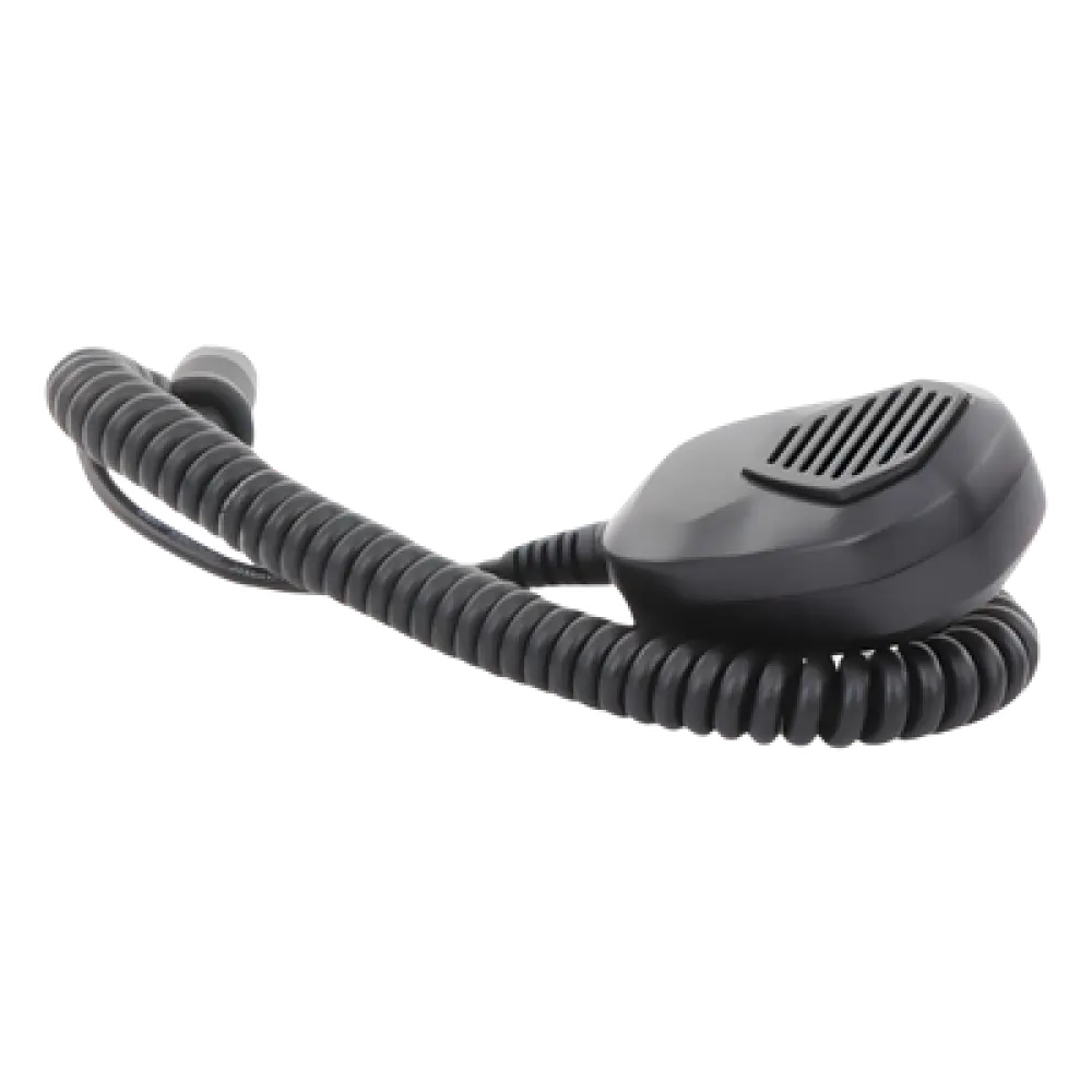 Micrófono de Solapa para DVR Móvil / Audio Bidireccional / Cable 2 m (6.6 ft) / Conector de Aviación / Operación PTT / -20°C a 70°C