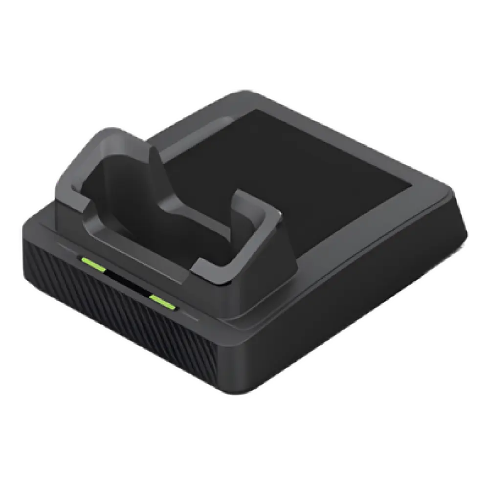 Cuna de Carga para PDA / Carga Simultánea Dispositivo y Batería / Entrada AC 100-240V / Salida DC 12V 2A / 0°C a 55°C