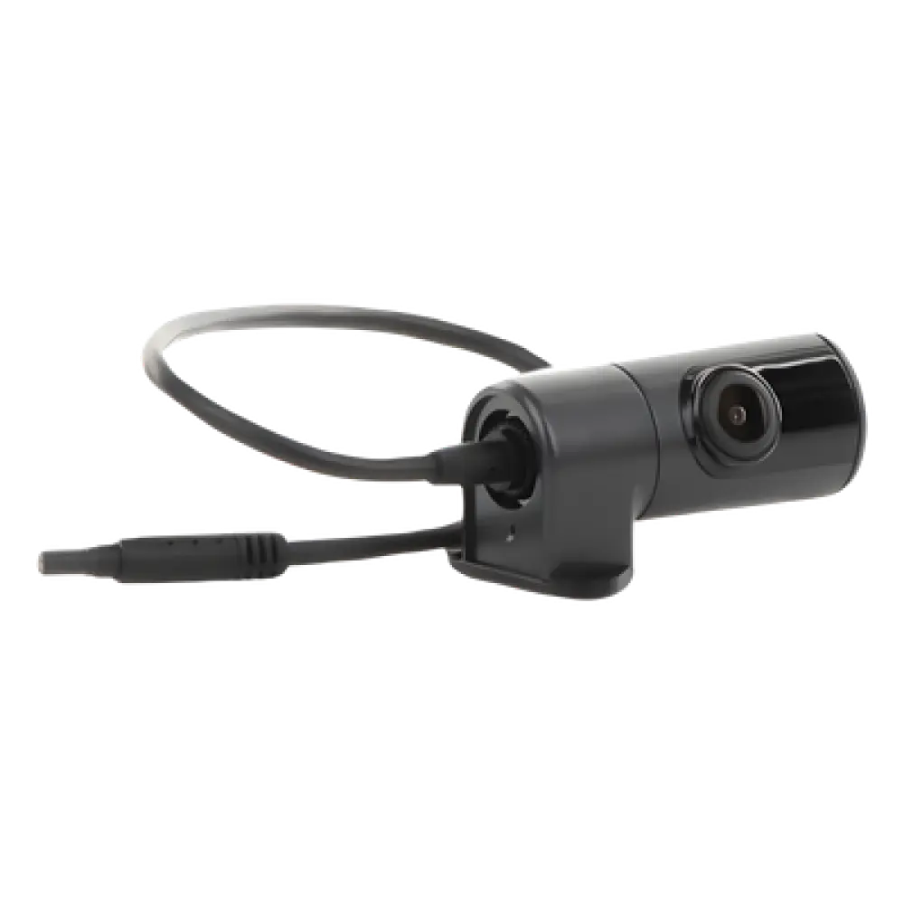 Cámara Móvil para Parabrisas / 720p 1 Megapixel / Lente 2.1 mm Ultra Gran Angular / IR 5 m (16.4 ft) / Conector Aviación 4 Pines / Audio Integrado / Diseño Antivibración / Cable 30 cm