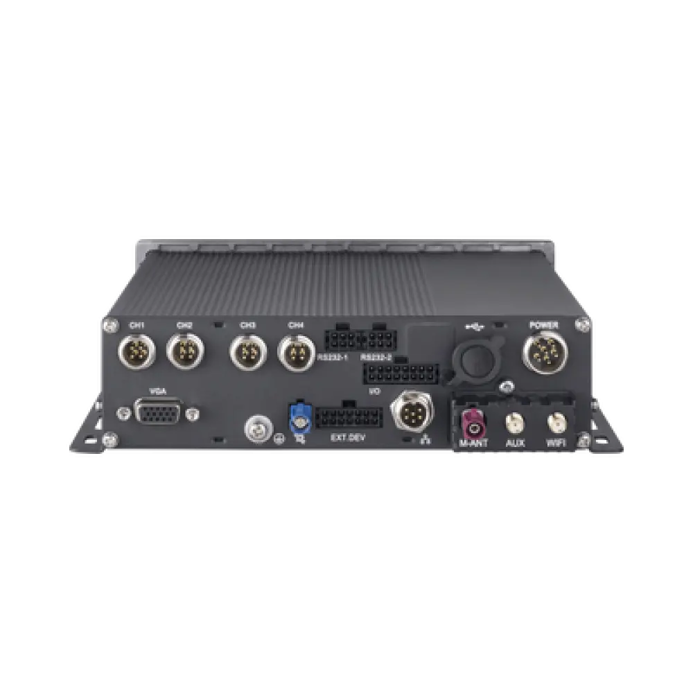 DVR Móvil 1080P / 4 Canales TURBO + 4 Canales IP / Soporta 4G / WiFi / GPS / Soporta HDD / Entrada y Salida de Alarmas / Salida de Vídeo