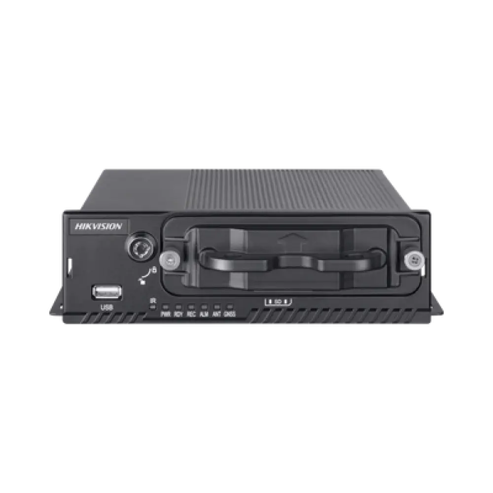 DVR Móvil 1080P / 4 Canales TURBO + 4 Canales IP / Soporta 4G / WiFi / GPS / Soporta HDD / Entrada y Salida de Alarmas / Salida de Vídeo
