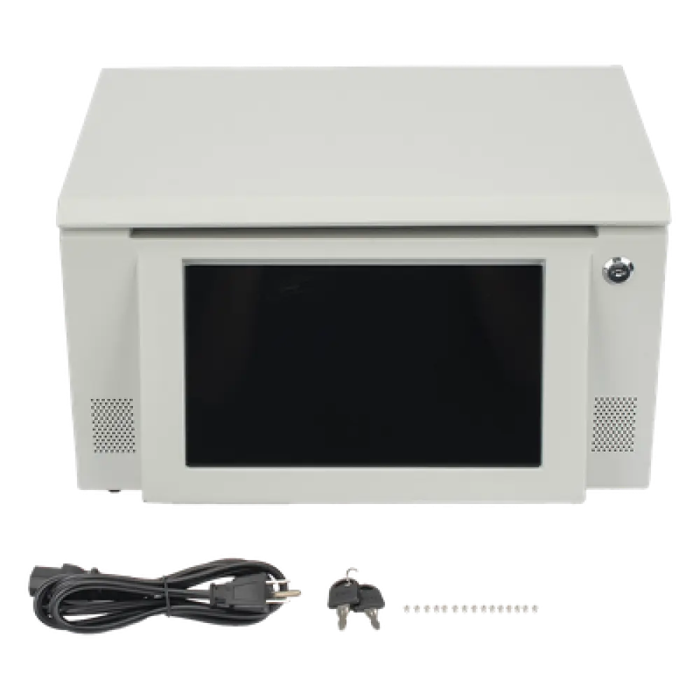 Estación de Descarga para Body Cam / 8 Puertos / Pantalla Táctil 10 Pulgadas / Ethernet 1000 Mbps / Almacenamiento 36 TB / Android Integrado