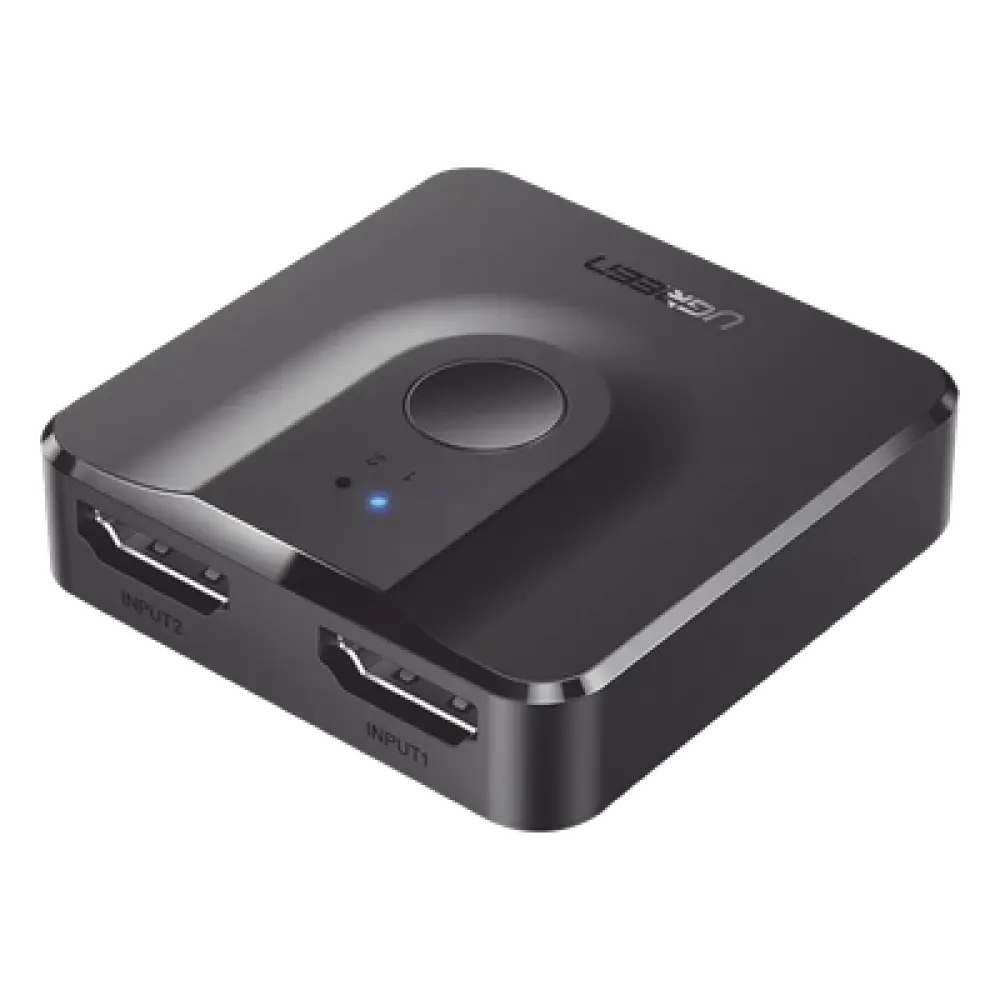 Switch HDMI Bidireccional / 4K 60Hz / HDR / 3D / Dolby Atmos / Metal / Sin Alimentación Externa