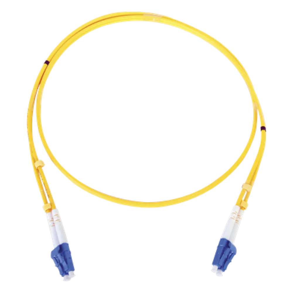 Jumper de Fibra Óptica Monomodo / LC/LC Dúplex / 9/125 / 1 m (3.28 ft) / ITU-T G.652.D