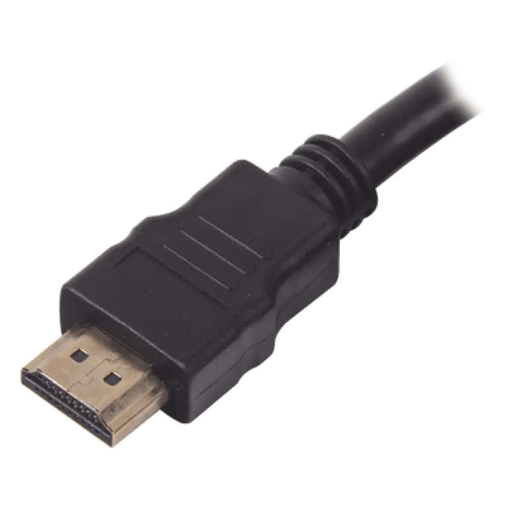 Cable HDMI / 1 m (3.28 ft) / High Speed / 4K / ARC / 3D / Blindado / Chapado en Oro