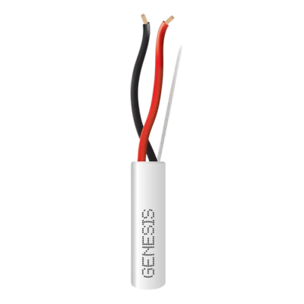 Cable para Alarma / 2x18 AWG / 305 m (1000 ft) / Riser / Blanco