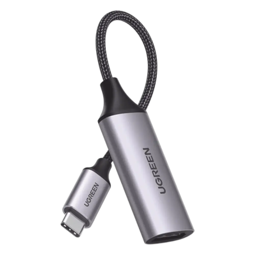 Cable Adaptador USB-C a HDMI / 4K@60Hz / HDR / Thunderbolt 3 / DisplayPort Alt Mode / Aluminio / 10 cm (0.33 ft)