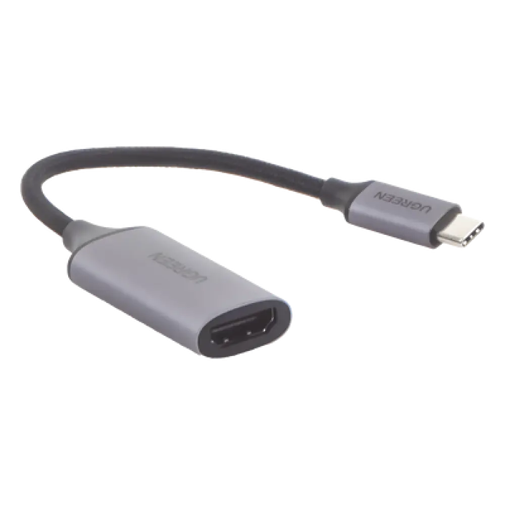 Cable Adaptador USB-C a HDMI / 4K@60Hz / HDR / Thunderbolt 3 / DisplayPort Alt Mode / Aluminio / 10 cm (0.33 ft)