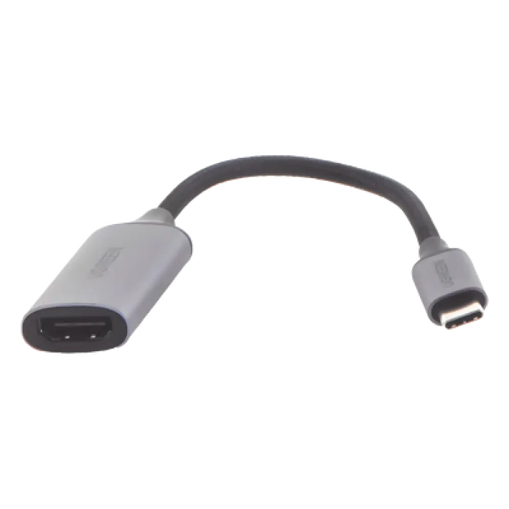 Cable Adaptador USB-C a HDMI / 4K@60Hz / HDR / Thunderbolt 3 / DisplayPort Alt Mode / Aluminio / 10 cm (0.33 ft)