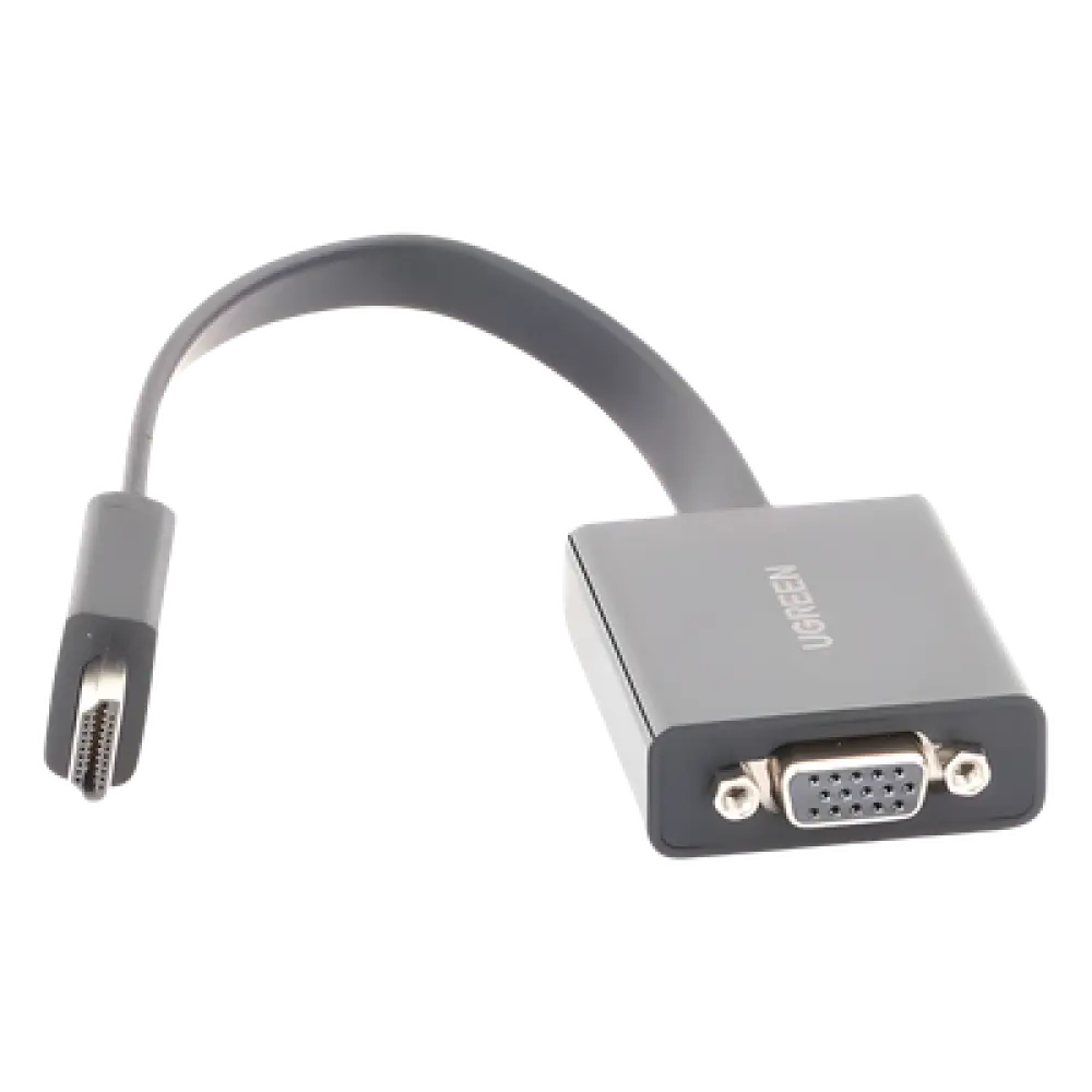 Adaptador HDMI a VGA / 1080P@60Hz / Audio 3.5mm / Alimentación Micro USB / Cable 0.82 ft / Plug & Play