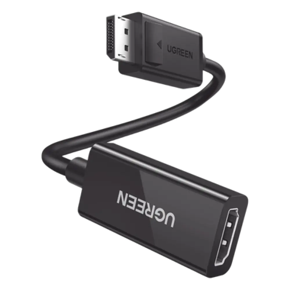 Convertidor DisplayPort a HDMI / 4K@60Hz / 3D / HDR / Blindaje Triple / 25 cm (9.84 ft) / ABS Antiinterferencias