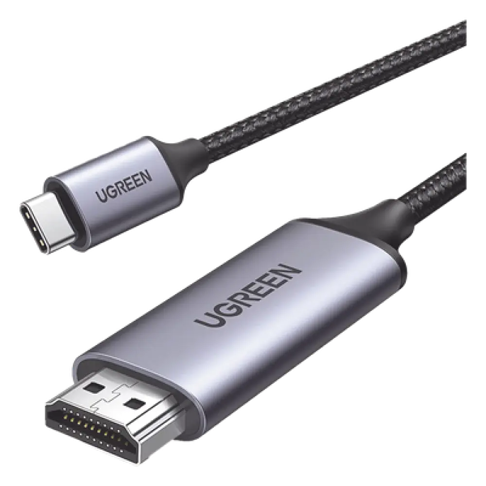 Cable Adaptador USB-C a HDMI / 4K@60Hz / 1.5 m (4.92 ft) / Thunderbolt 3 y 4 / Nylon Trenzado / Aluminio