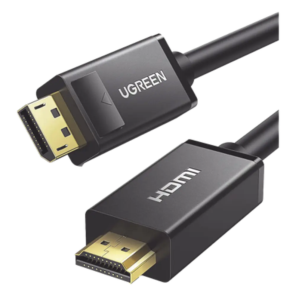 Cable DisplayPort a HDMI / 3 m (9.84 ft) / 4K@30Hz / 3D / Cobre estañado 28AWG / Blindaje múltiple / Unidireccional / Botón liberación / Chip avanzado