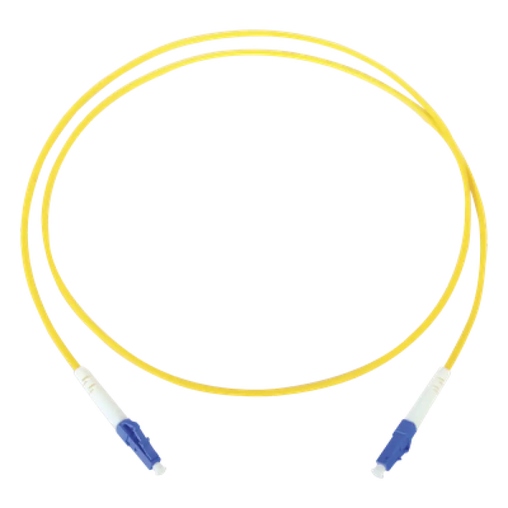 Jumper de Fibra Óptica Monomodo / LC/LC Simplex / 1 Metro (3.28 Pies) / UPC / ITU-T G.652.D