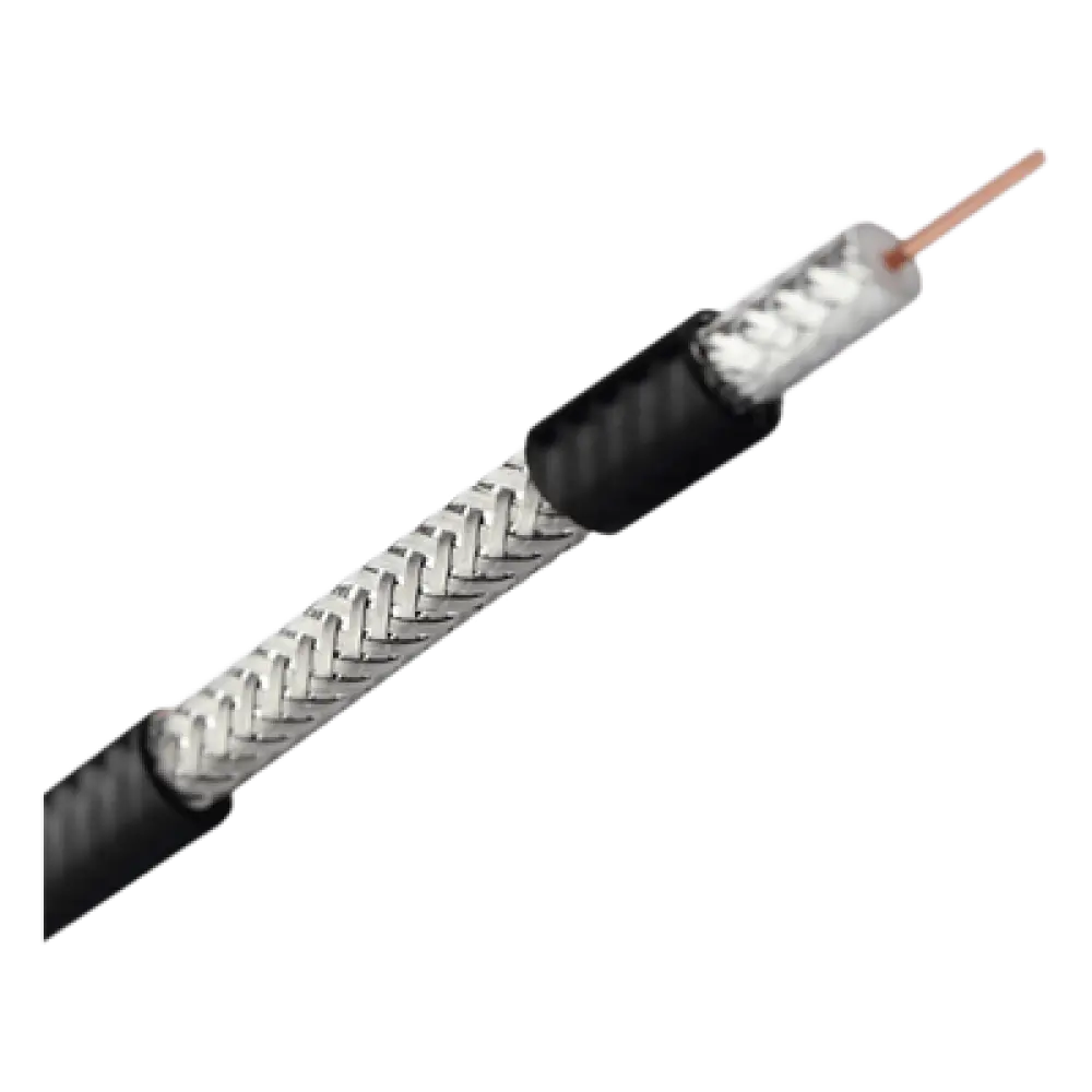 Cable Coaxial RG6 / CCS 21% / 305 m (1000 ft) / 75 Ohm / Blindaje 60% / Intemperie