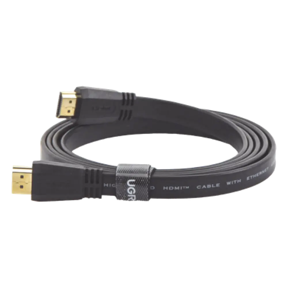 Cable HDMI 2.0 Plano / 4K@60Hz / 18 Gbps / HDR / ARC / HEC / 1.5 m (4.92 ft) / Triple Blindaje