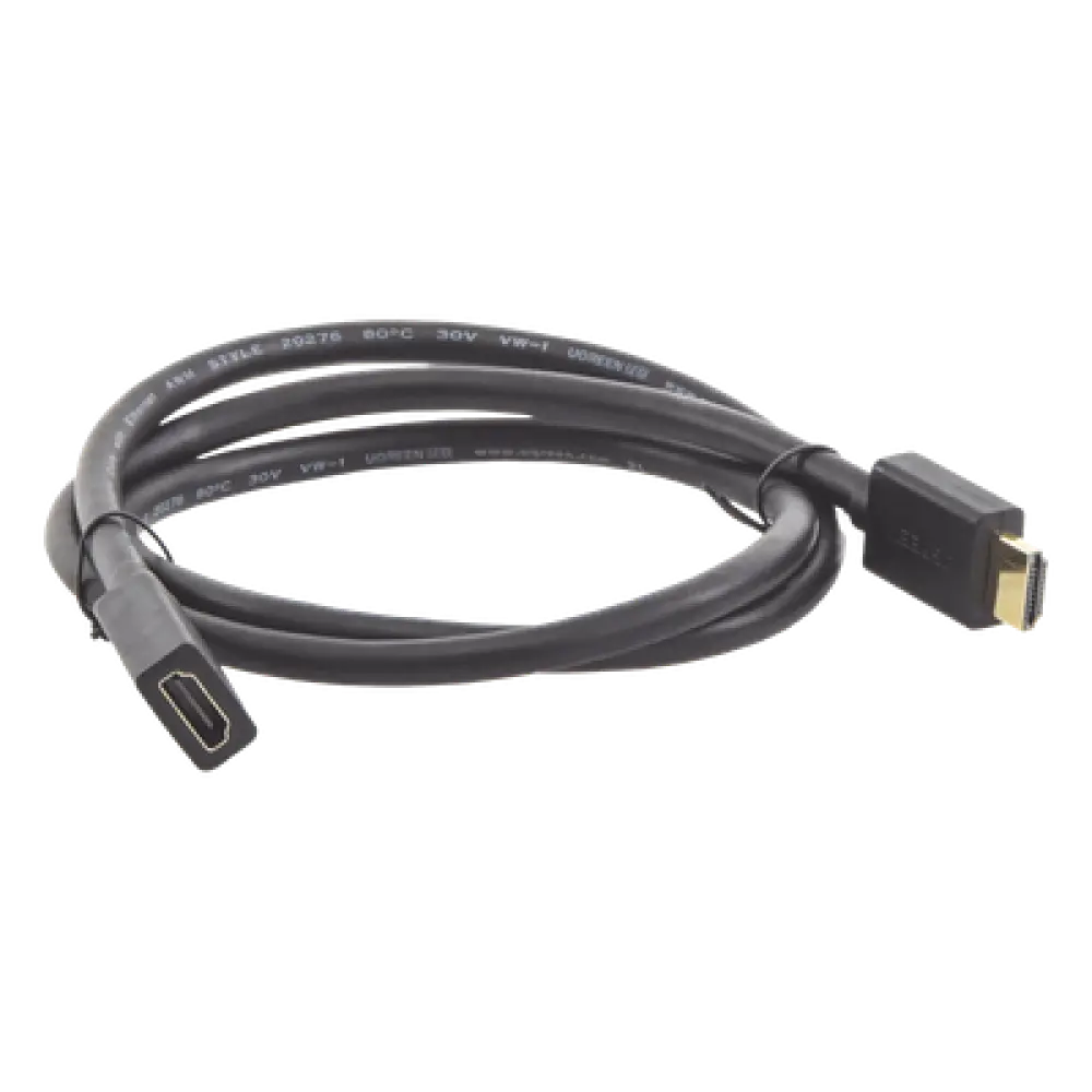 Cable Extensor HDMI / 1 m (3.28 ft) / 4K@60Hz / 3D / HDR / Macho a Hembra / Cobre Estañado / Transmisión Estable