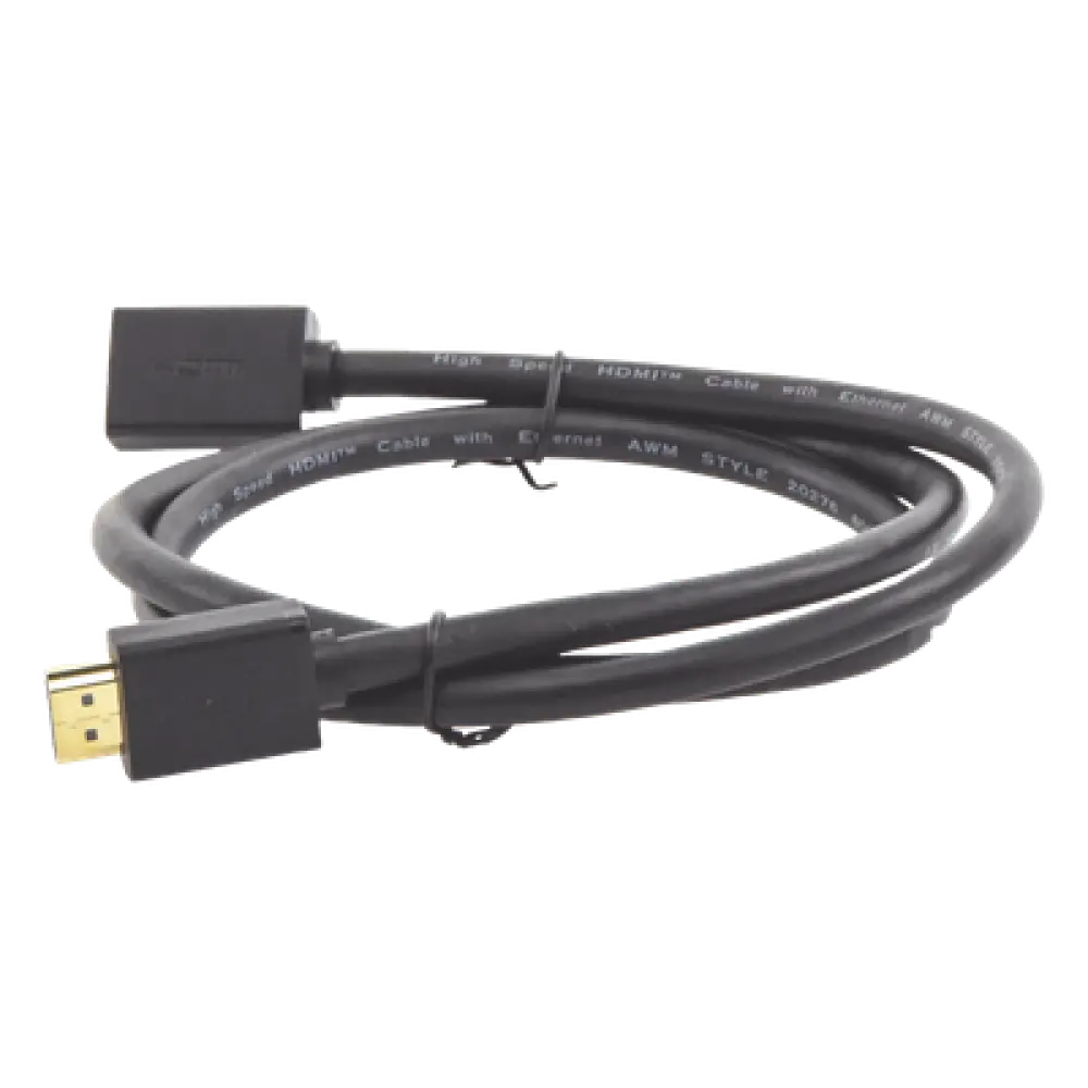 Cable Extensor HDMI / 1 m (3.28 ft) / 4K@60Hz / 3D / HDR / Macho a Hembra / Cobre Estañado / Transmisión Estable