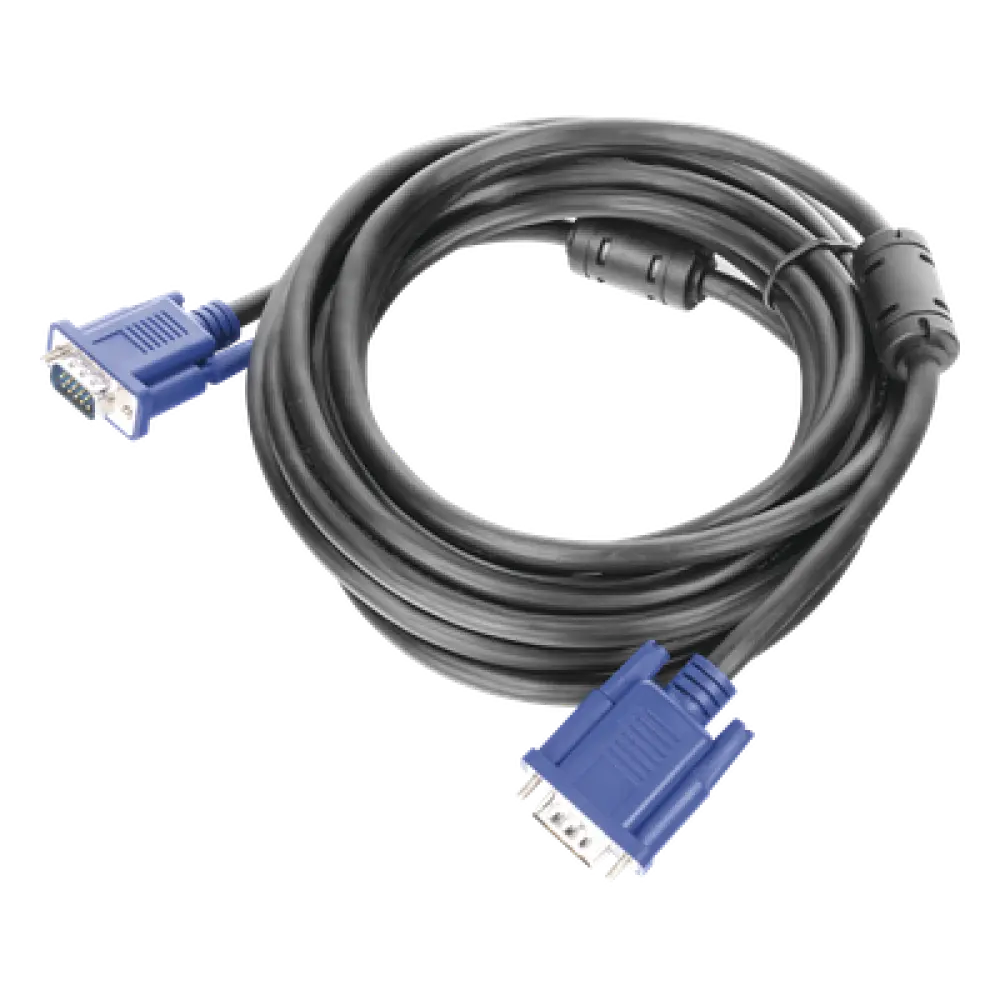 Extensión VGA / 5 m (16.40 ft) / HD15 Macho-Macho / Doble Blindaje / Full HD 1080p