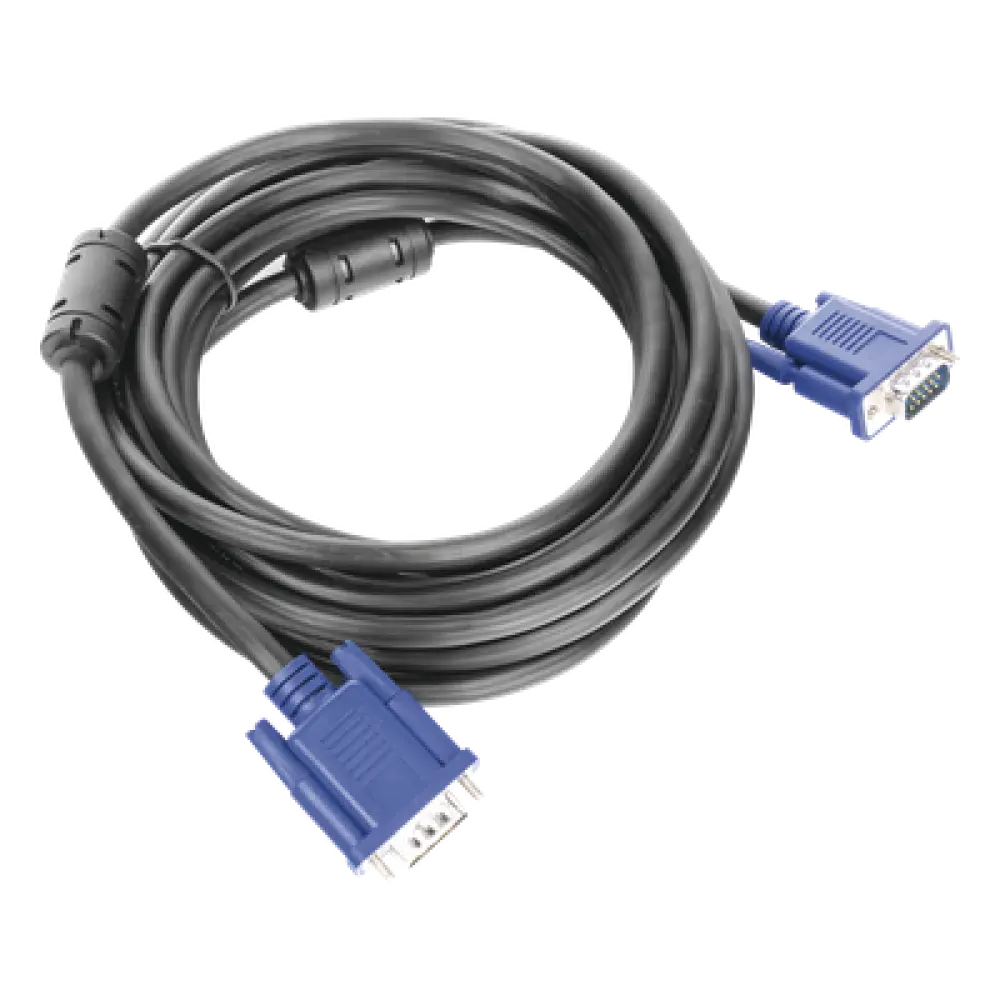 Extensión VGA / 5 m (16.40 ft) / HD15 Macho-Macho / Doble Blindaje / Full HD 1080p