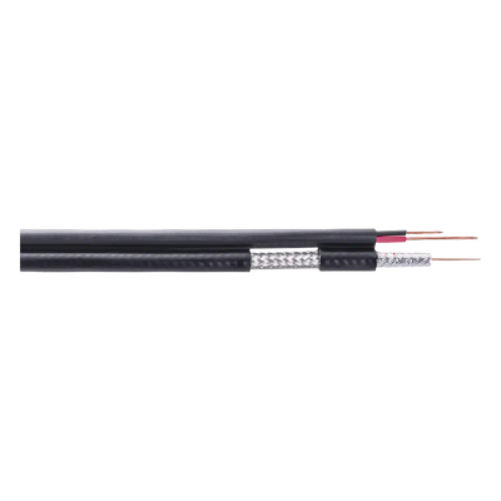 Cable Coaxial RG59 / 305 m (1000 ft) / CCS Siames / 75 Ohm / 60% Blindaje Aluminio / 2x20 AWG / Intemperie