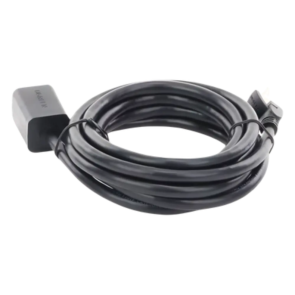 Cable de Extensión Ethernet Cat6 / F/UTP / Macho a Hembra / 2 Metros (6.56 Pies) / 568B / 1000Mbps / 250MHz / Cobre / Negro
