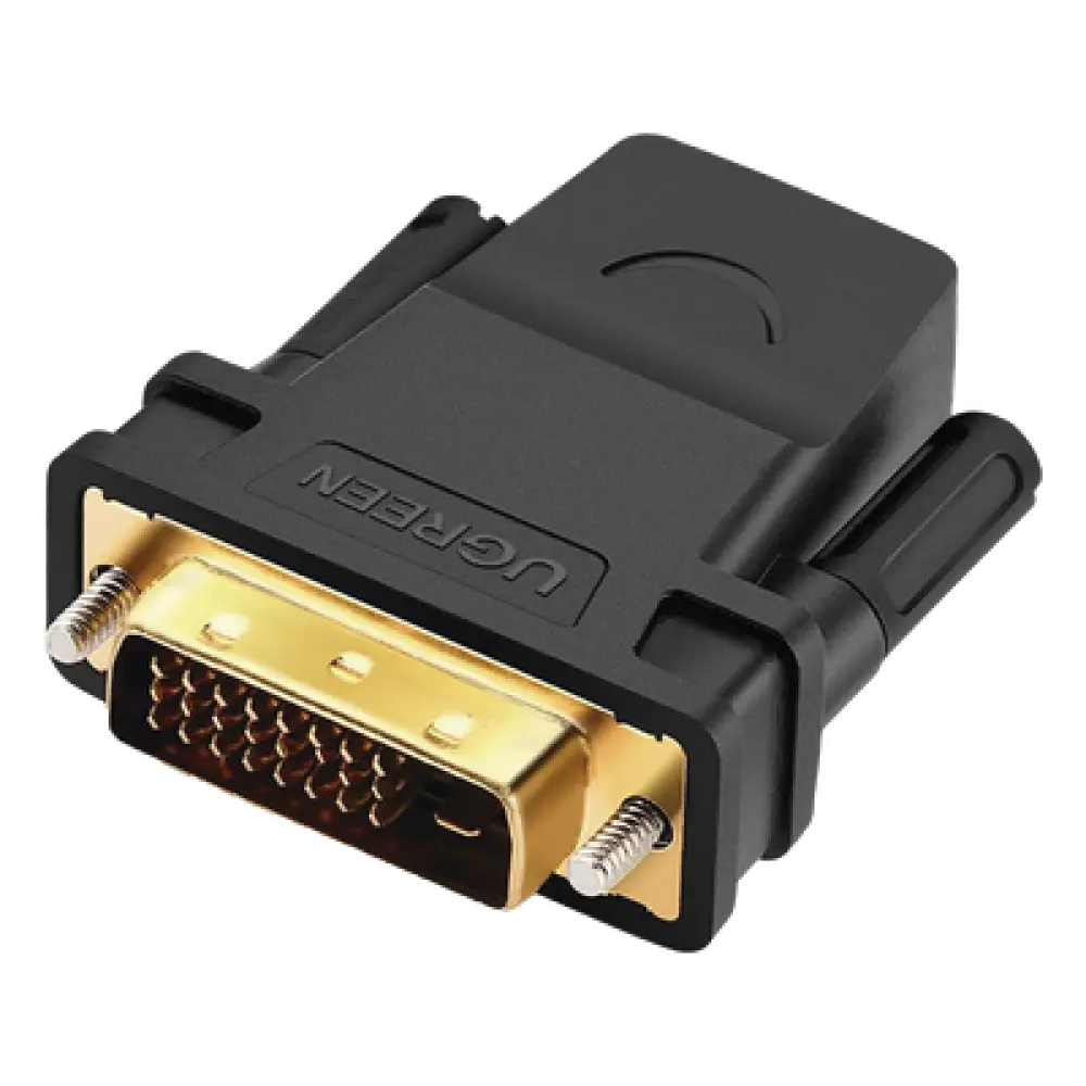 Adaptador DVI Macho a HDMI Hembra / 1080p@60Hz / Conectores Chapados en Oro / 3.28 pies