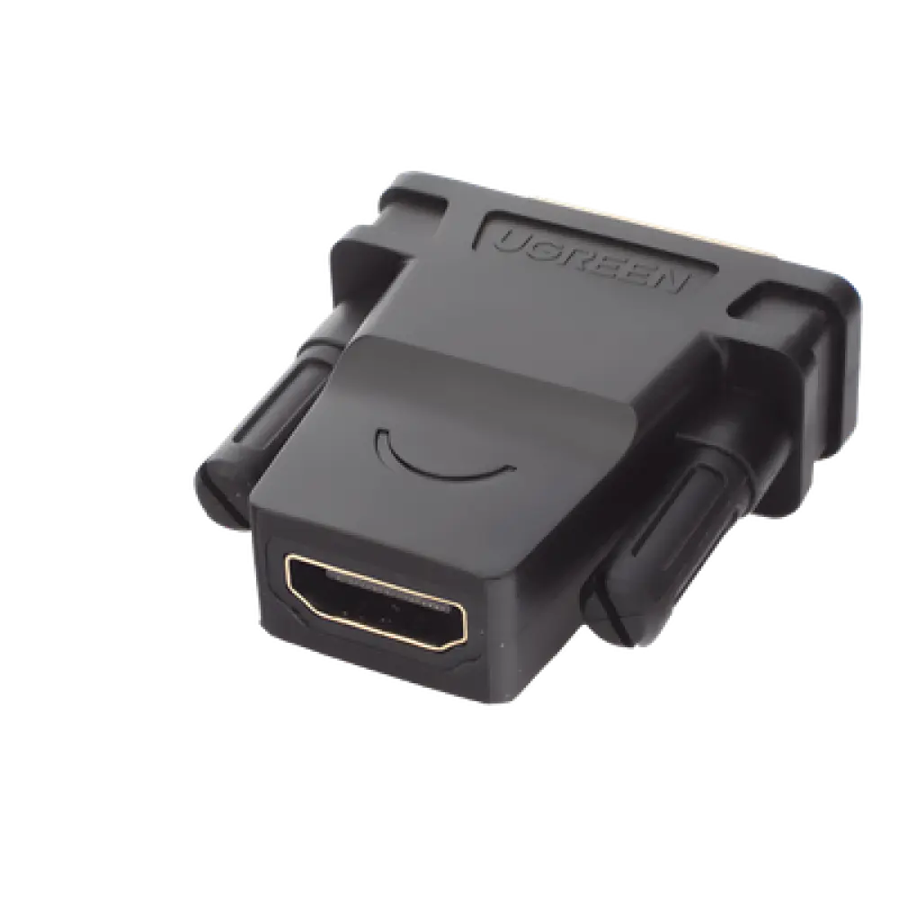 Adaptador DVI Macho a HDMI Hembra / 1080p@60Hz / Conectores Chapados en Oro / 3.28 pies