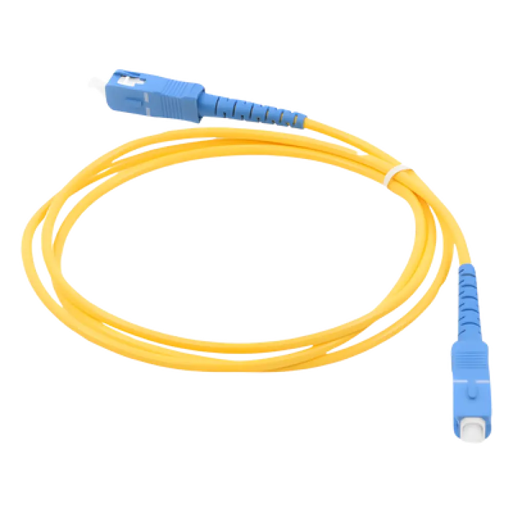 Jumper de Fibra Óptica / SC/SC Simplex / Monomodo 9/125 / 1 Metro (3.28 Pies) / ITU-T G.652.D / 1310-1550 nm