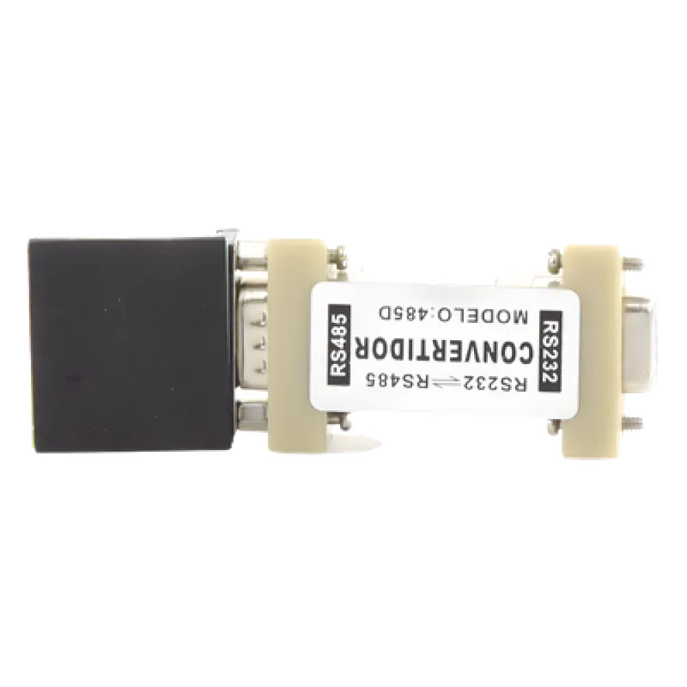 Convertidor de interfaz / RS232 a RS485 / Half-duplex automático / 115.2 kbps / 1200 m (3937 ft) / 5-12 VCC