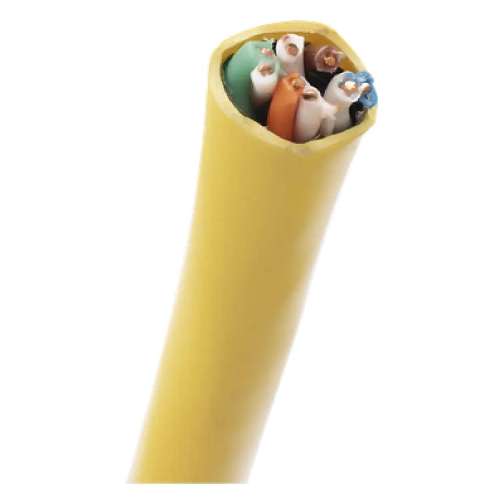 Bobina de Cable UTP Cat6A / 23 AWG / CMR Riser / 305 m (1000 pies) / 6.2 mm Diámetro / 650 MHz / 10GBase-T
