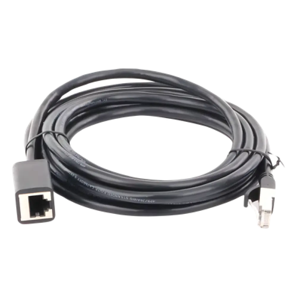 Cable de Extensión Ethernet Cat6 / F/UTP / Macho a Hembra / 3 Metros (9.84 Pies) / 1000Mbps / 250MHz / Cobre / Negro