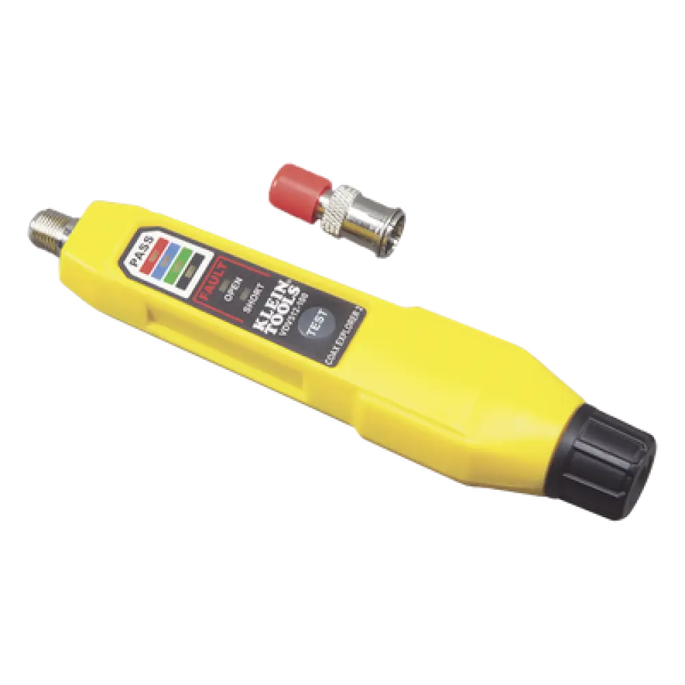 Probador de cables coaxiales / RG59, RG6/6Q, RG7, RG11 / Mapeo de 4 cables / LED indicadores / 5.75" (146 mm) / 2x AAA