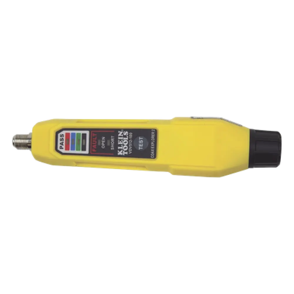 Probador de cables coaxiales / RG59, RG6/6Q, RG7, RG11 / Mapeo de 4 cables / LED indicadores / 5.75" (146 mm) / 2x AAA