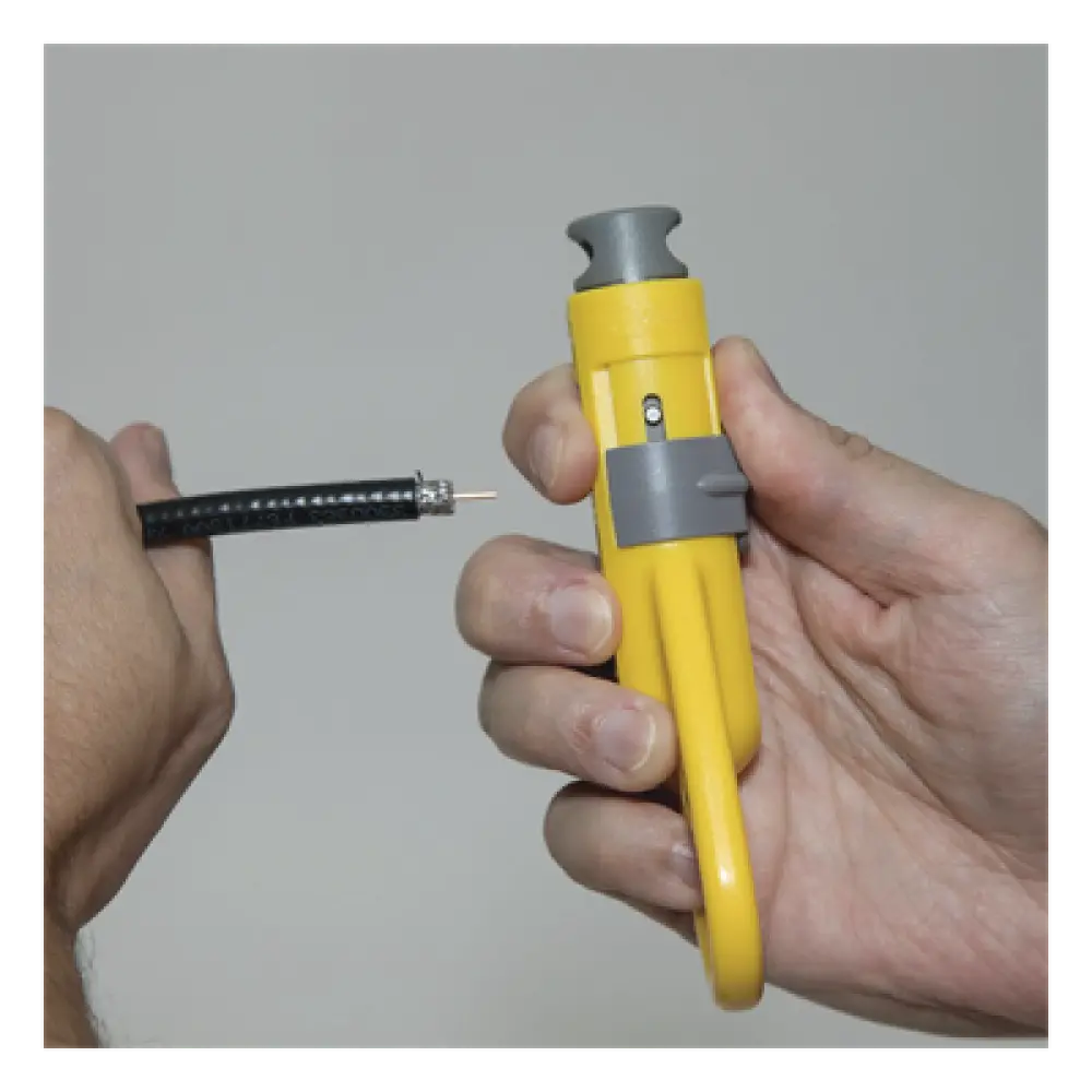 Pelacables Radial / Cables Coaxiales / 5/16'' (7,9 mm) y 1/4'' (6,4 mm) / 5 Tipos RG / 5,25'' (133 mm)